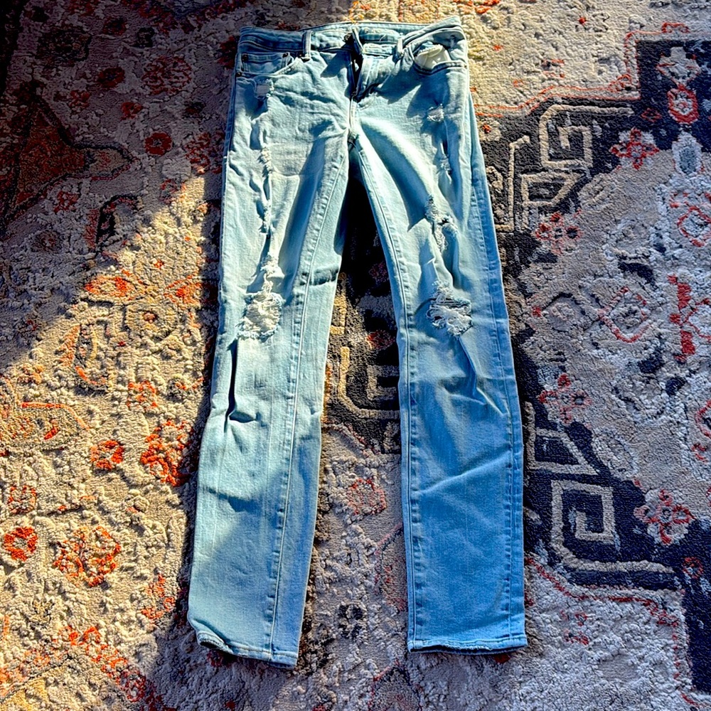 American eagle Airflex light blue jeans 30x34